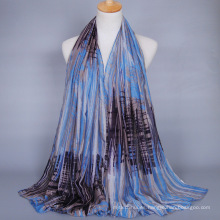 Venta caliente dubai hijab al por mayor impreso chal bufanda mujeres hijab 180x90 cm bufanda de algodón